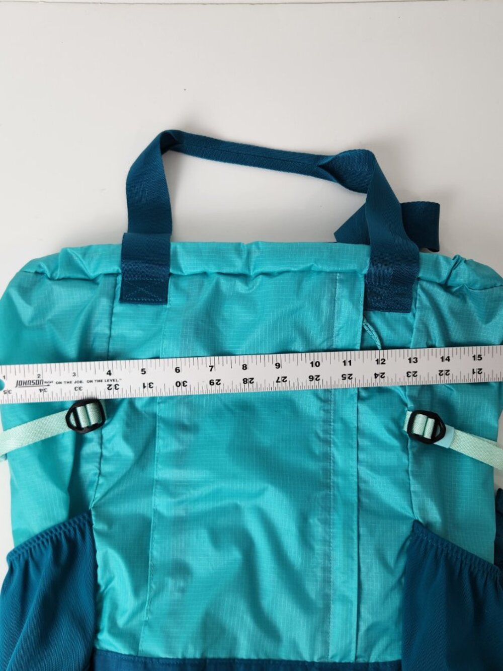Patagonia Backpack Light Blue Lightweight Travel Tote Pack Packable STY48808 - Picture 15 of 16